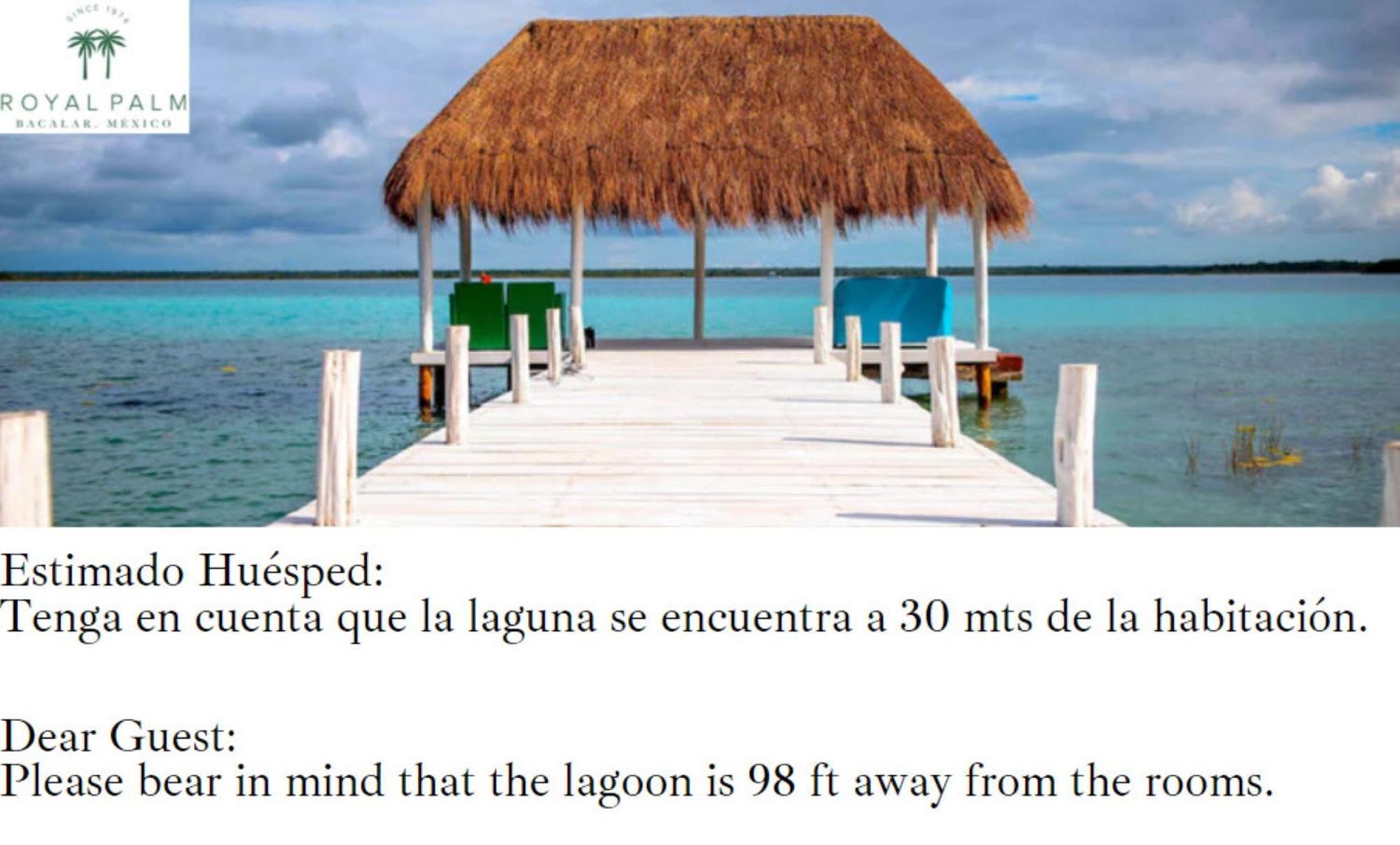 Royal Palm Bacalar Cabanas & Lagoon Club Quarto foto